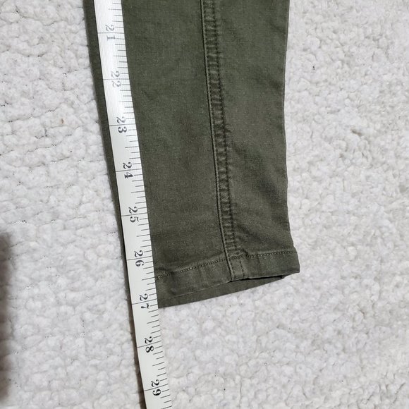 Sexy GUESS Women's Cara Zip-Front Denim Jumpsuit - Army Olive - XS - Picture 11 of 16